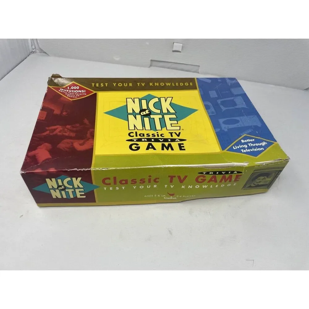 Nick at Nite Classic TV Trivia Game 1998 Viacom International Complete Vintage